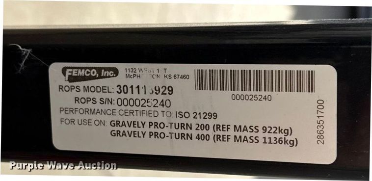 image for item ES5688 Gravely Pro-Turn 452 ZTR lawn mower