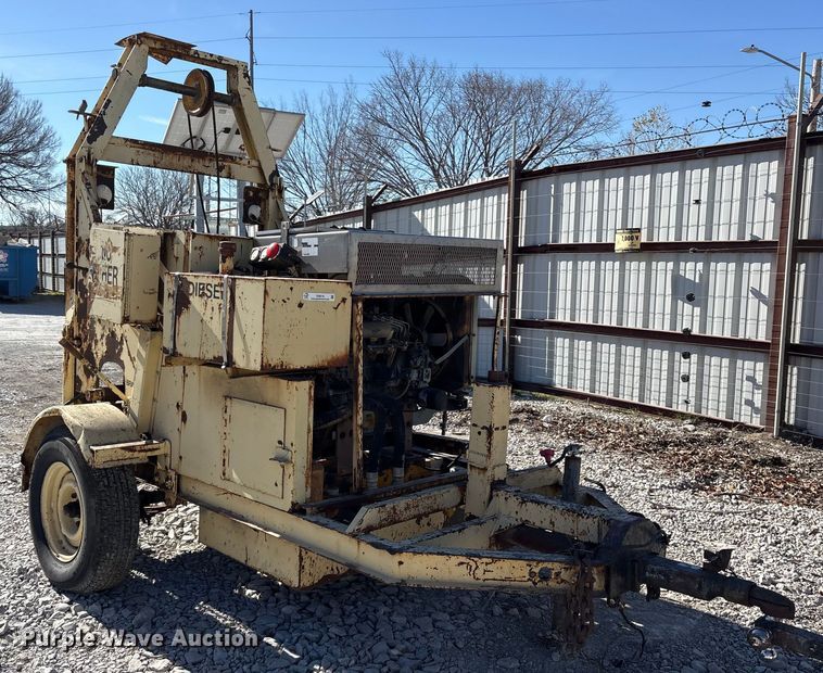 image for item ES8516 Shop built sewer winch trailer