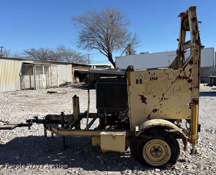 image for item ES8516 Shop built sewer winch trailer