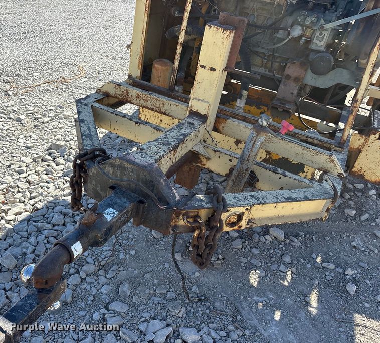 image for item ES8516 Shop built sewer winch trailer