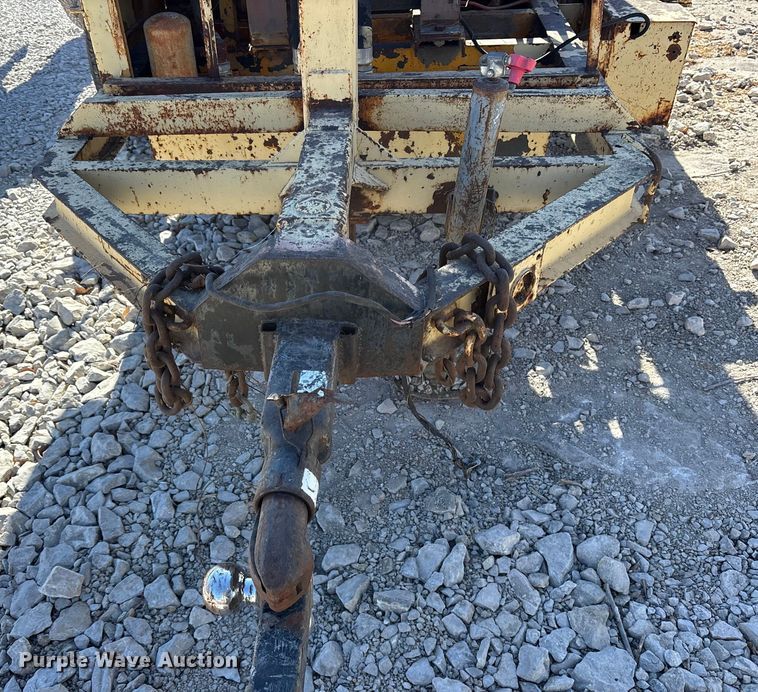 image for item ES8516 Shop built sewer winch trailer