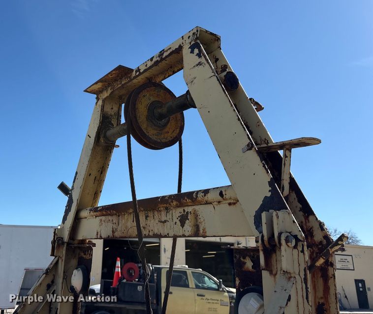 image for item ES8516 Shop built sewer winch trailer