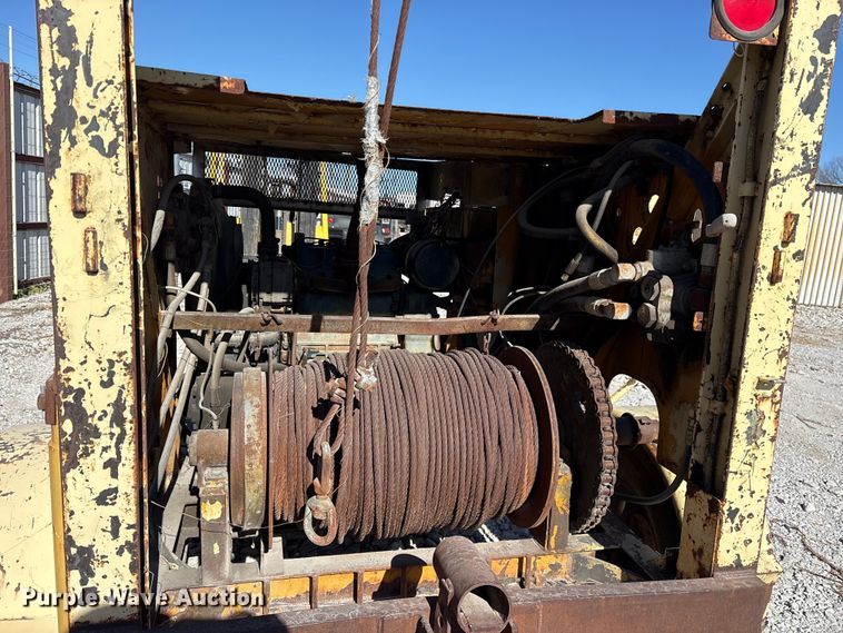image for item ES8516 Shop built sewer winch trailer