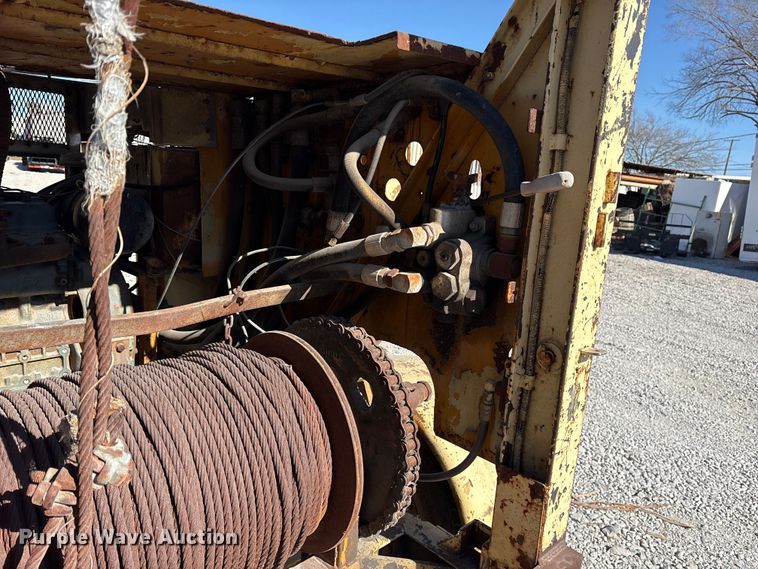 image for item ES8516 Shop built sewer winch trailer