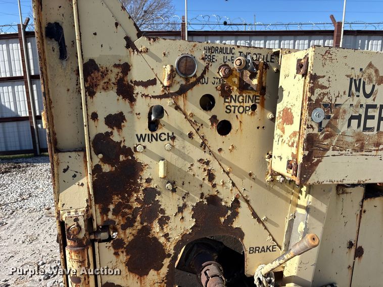 image for item ES8516 Shop built sewer winch trailer