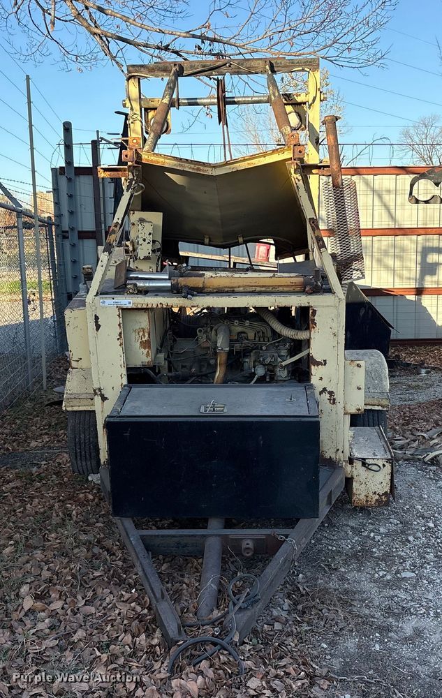 image for item ES8517 Shop built sewer winch trailer