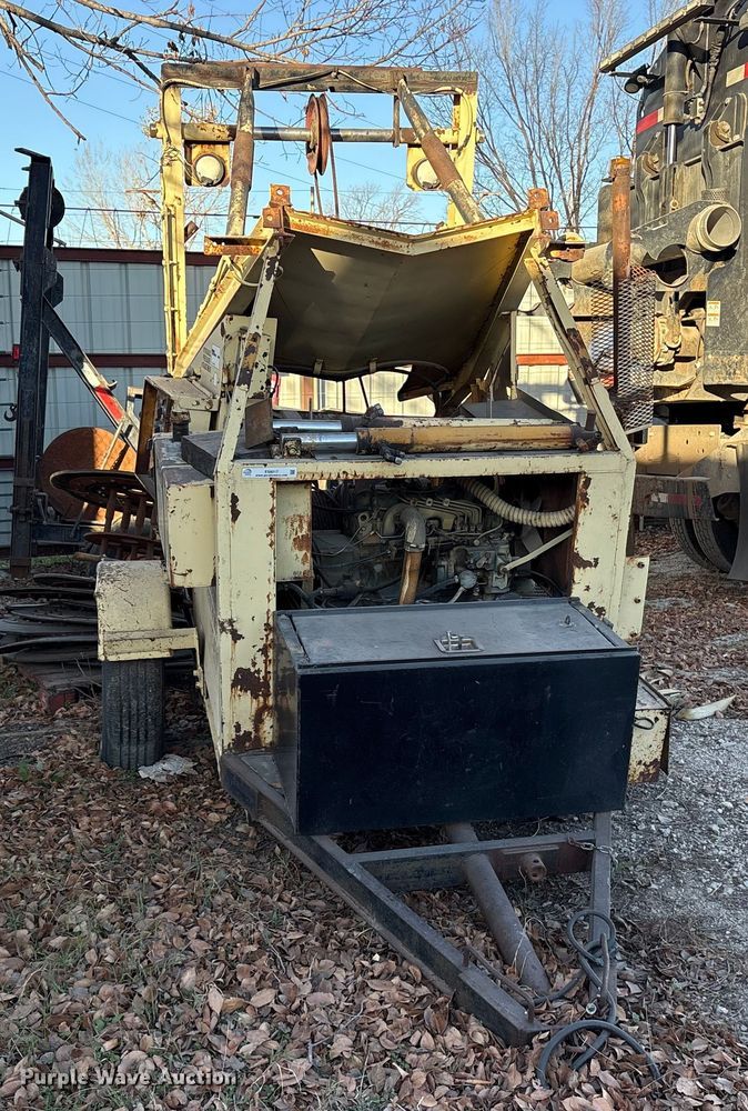 image for item ES8517 Shop built sewer winch trailer