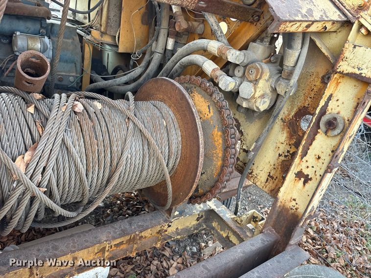 image for item ES8517 Shop built sewer winch trailer