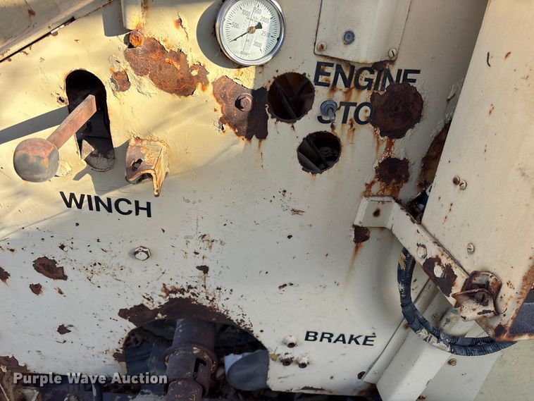 image for item ES8517 Shop built sewer winch trailer