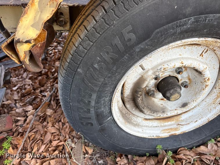 image for item ES8517 Shop built sewer winch trailer