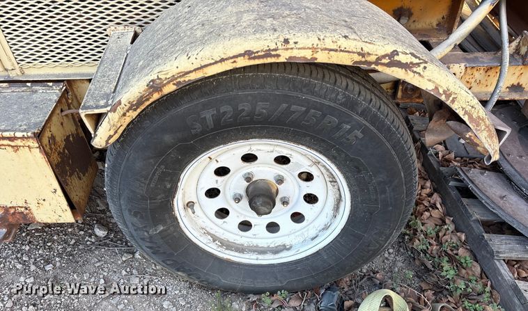 image for item ES8517 Shop built sewer winch trailer