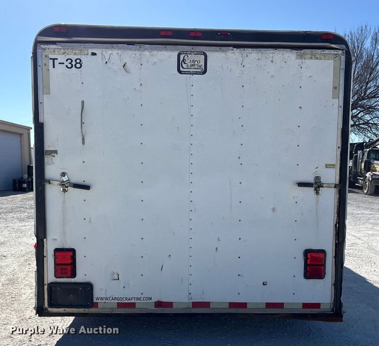 image for item ES8520 2015 Cargo Craft of Texas enclosed cargo trailer