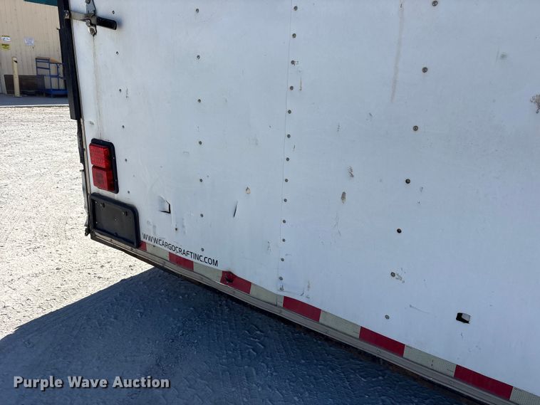 image for item ES8520 2015 Cargo Craft of Texas enclosed cargo trailer