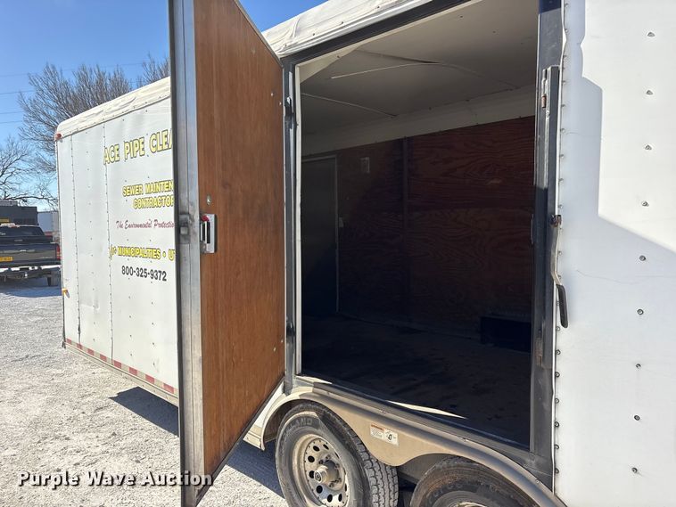 image for item ES8520 2015 Cargo Craft of Texas enclosed cargo trailer