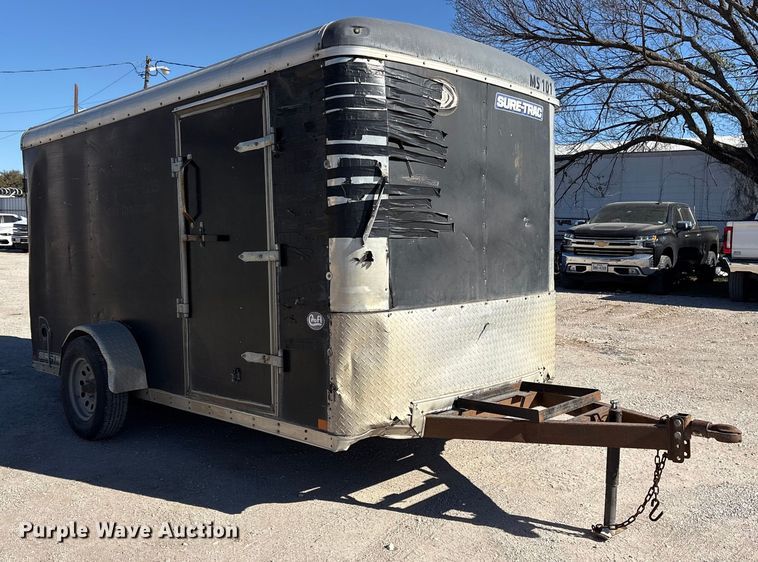 image for item ES8523 2015 Sure-Trac STR7212SAD enclosed cargo trailer