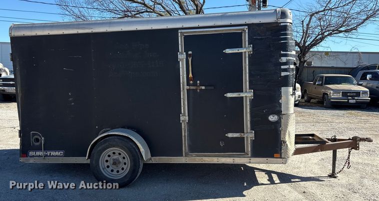 image for item ES8523 2015 Sure-Trac STR7212SAD enclosed cargo trailer