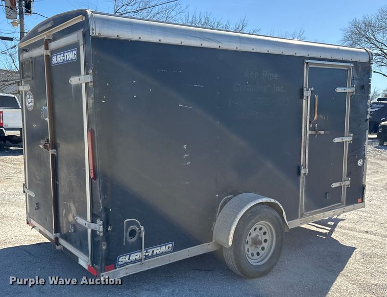 image for item ES8523 2015 Sure-Trac STR7212SAD enclosed cargo trailer