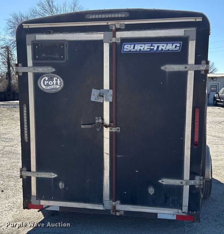 image for item ES8523 2015 Sure-Trac STR7212SAD enclosed cargo trailer