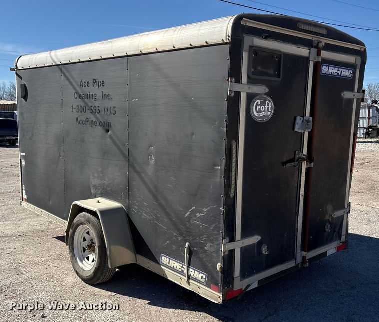 image for item ES8523 2015 Sure-Trac STR7212SAD enclosed cargo trailer