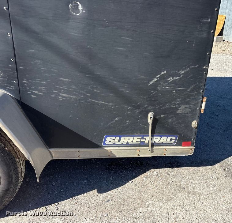 image for item ES8523 2015 Sure-Trac STR7212SAD enclosed cargo trailer