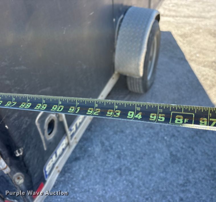 image for item ES8523 2015 Sure-Trac STR7212SAD enclosed cargo trailer