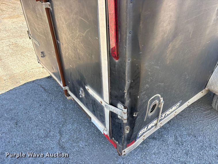 image for item ES8523 2015 Sure-Trac STR7212SAD enclosed cargo trailer