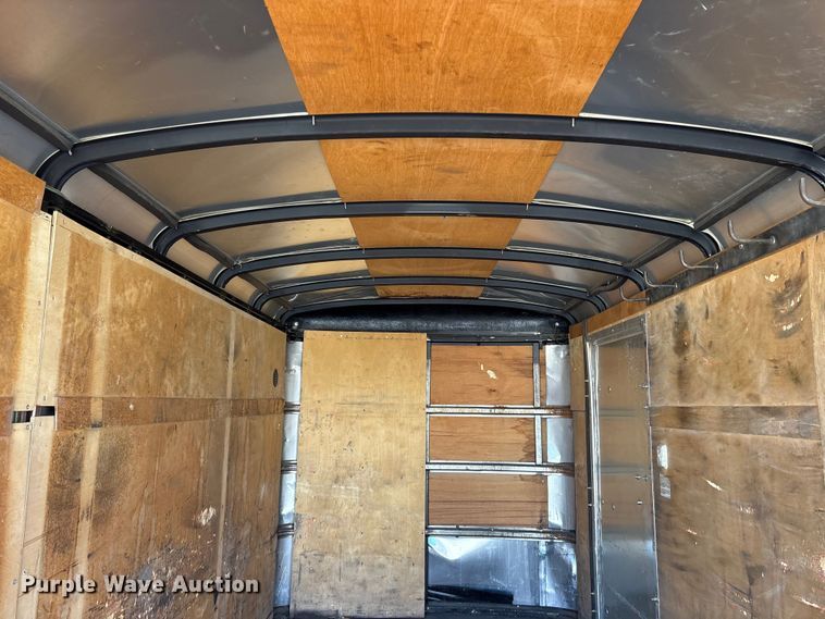 image for item ES8523 2015 Sure-Trac STR7212SAD enclosed cargo trailer