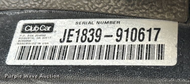 image for item ET4147 2018 Club Car Precedent golf cart