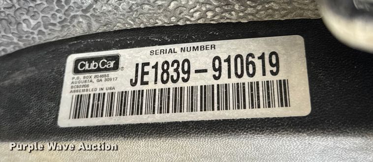 image for item ET4148 2018 Club Car Precedent golf cart