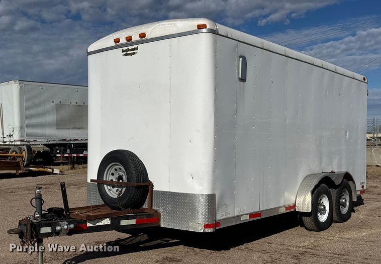 image for item ET4328 2015 Continental enclosed cargo trailer