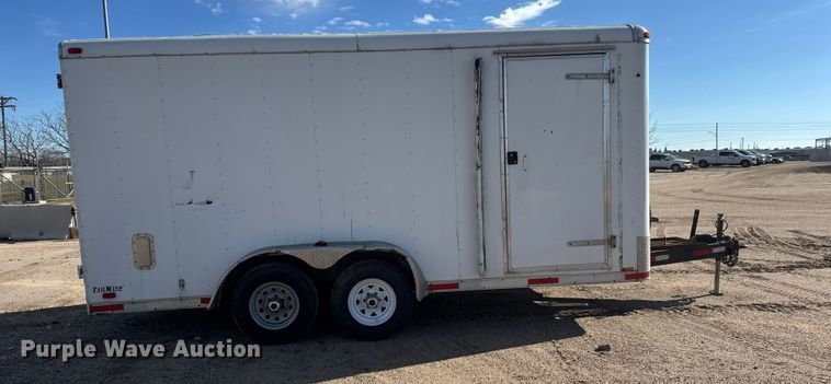 image for item ET4328 2015 Continental enclosed cargo trailer