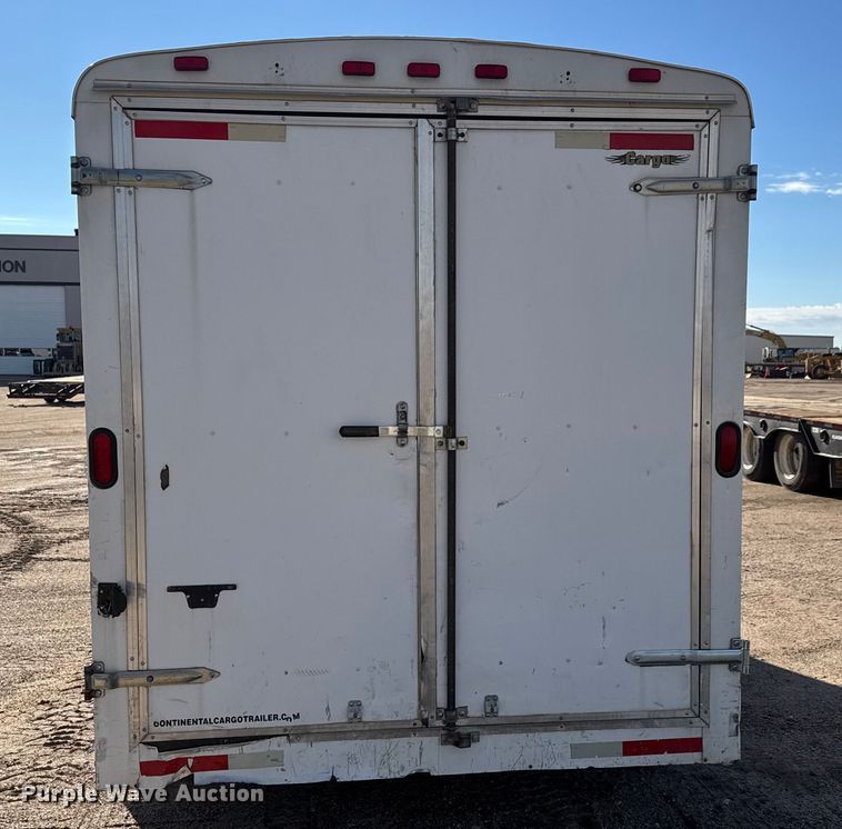 image for item ET4328 2015 Continental enclosed cargo trailer
