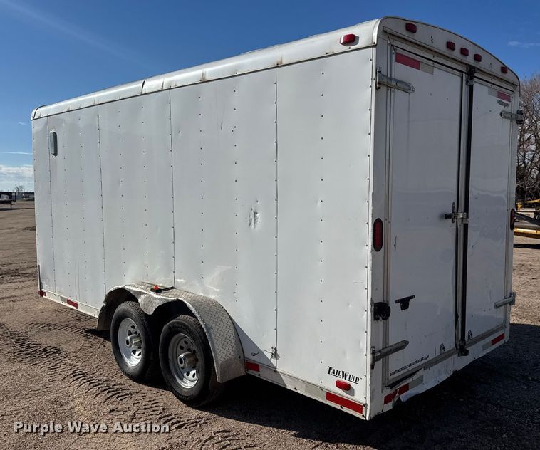 image for item ET4328 2015 Continental enclosed cargo trailer