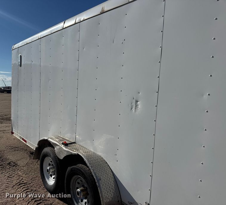 image for item ET4328 2015 Continental enclosed cargo trailer
