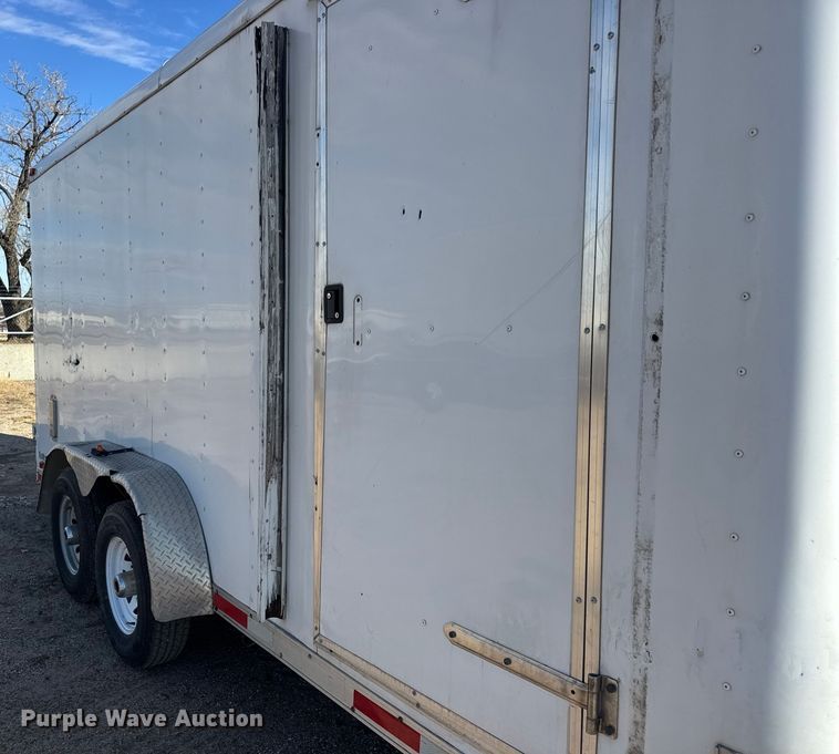 image for item ET4328 2015 Continental enclosed cargo trailer