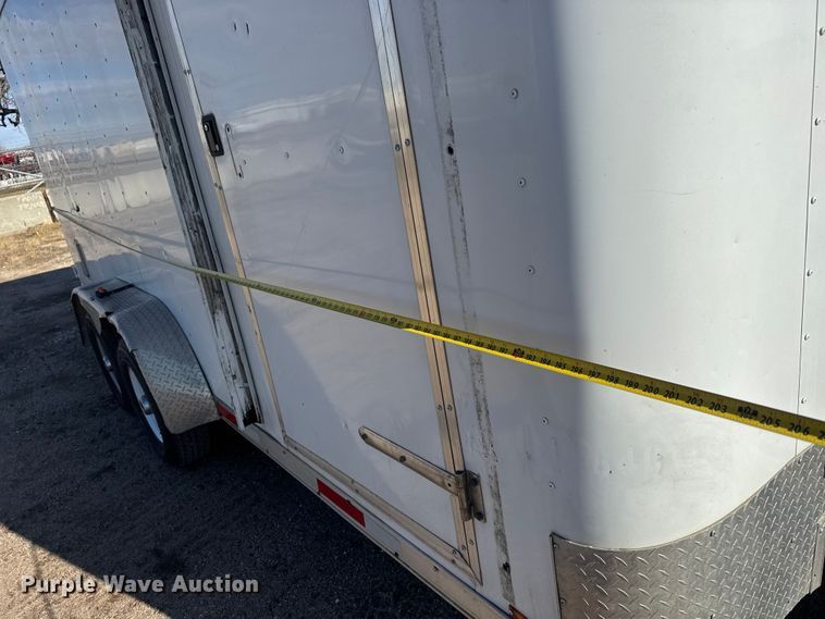 image for item ET4328 2015 Continental enclosed cargo trailer