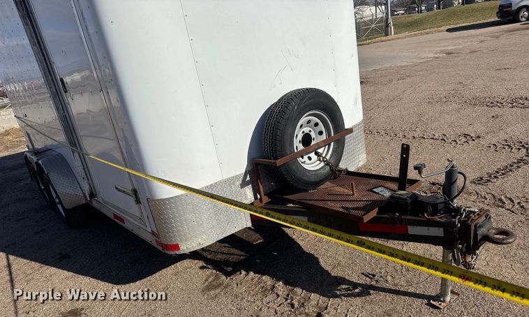 image for item ET4328 2015 Continental enclosed cargo trailer