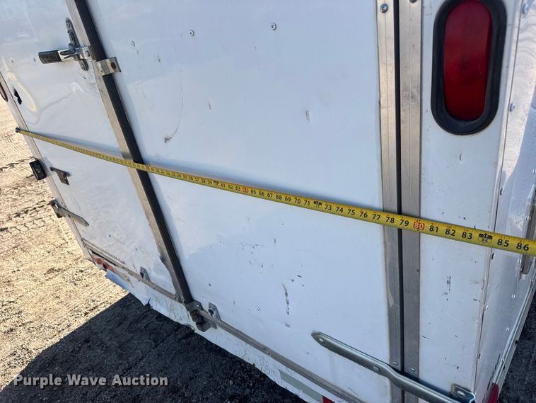 image for item ET4328 2015 Continental enclosed cargo trailer