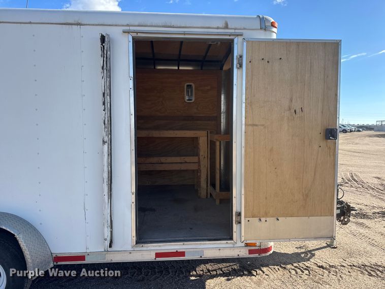 image for item ET4328 2015 Continental enclosed cargo trailer