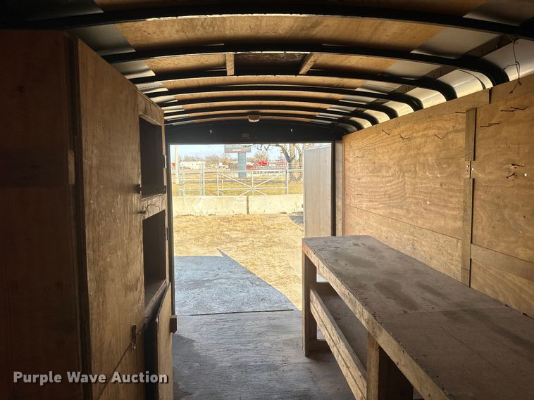 image for item ET4328 2015 Continental enclosed cargo trailer