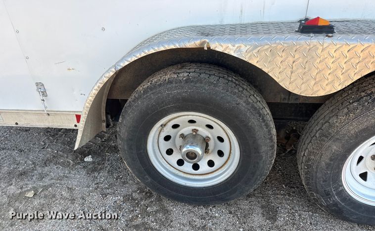 image for item ET4328 2015 Continental enclosed cargo trailer