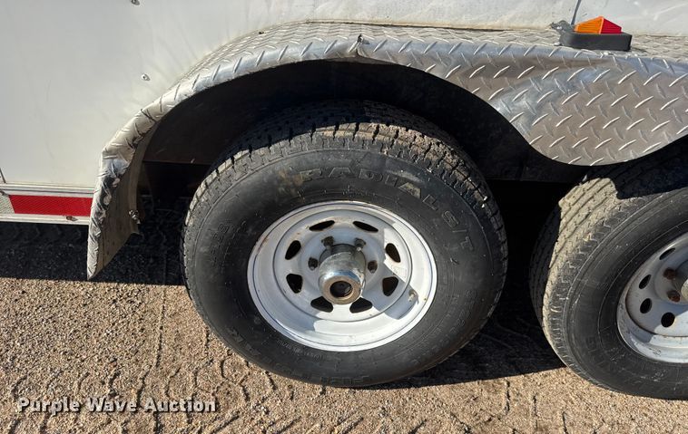 image for item ET4328 2015 Continental enclosed cargo trailer