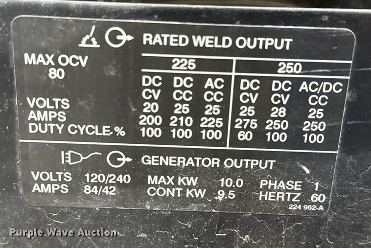 image for item ET4353 Miller Bobcat welder/generator