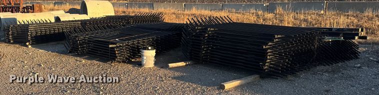 image for item ET4384 Wrought iron fence panels