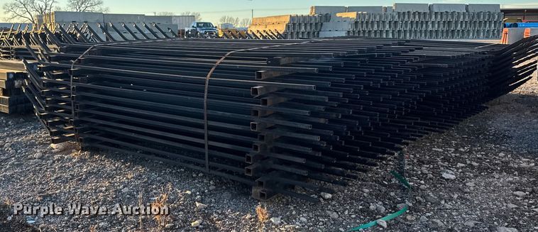 image for item ET4384 Wrought iron fence panels