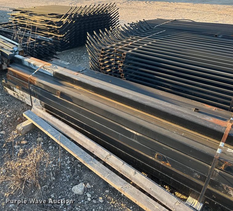 image for item ET4384 Wrought iron fence panels