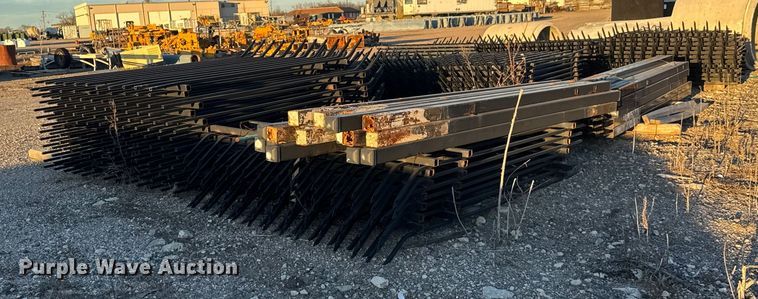 image for item ET4384 Wrought iron fence panels