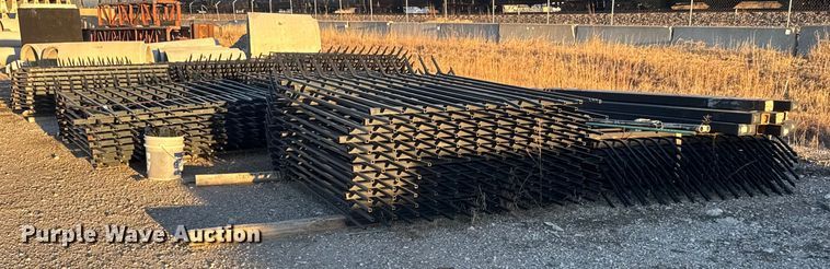 image for item ET4384 Wrought iron fence panels