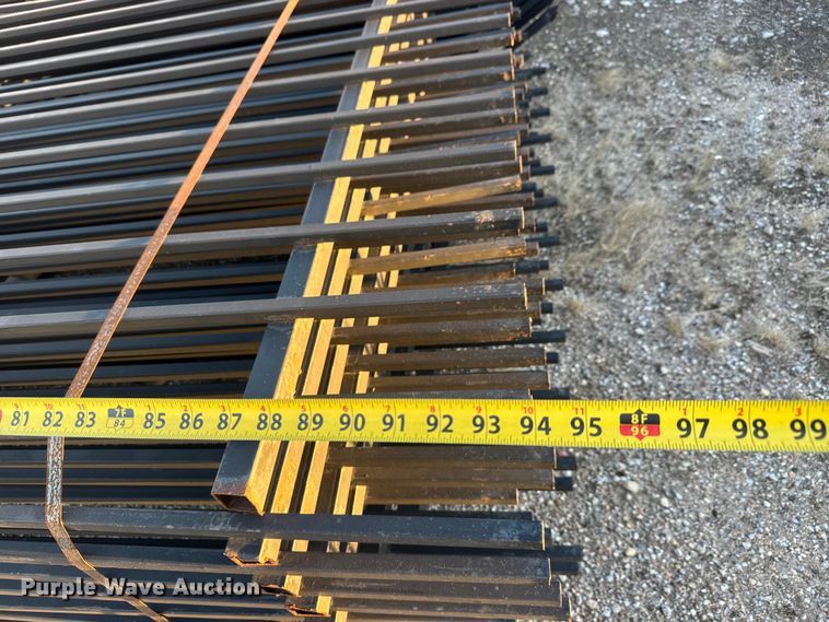 image for item ET4384 Wrought iron fence panels