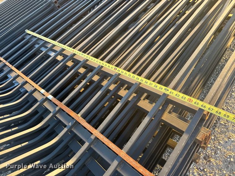 image for item ET4384 Wrought iron fence panels